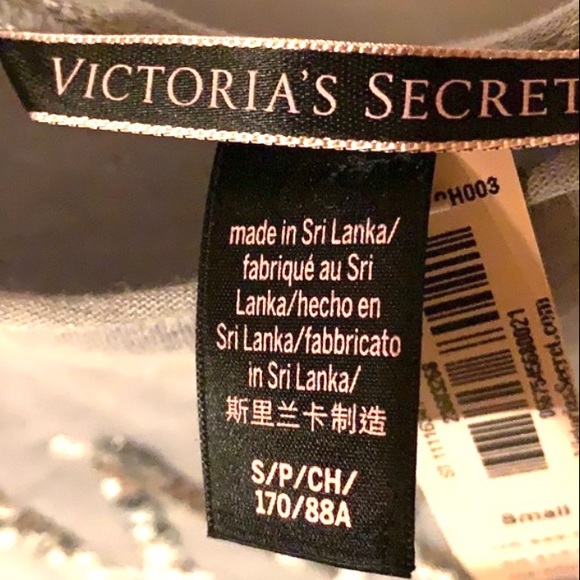 Victoria’s Secret GRAY ANGEL SZ.S Sleep Shirt BNWT - Picture 3 of 11